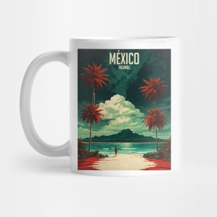 Akumal Riviera Maya Mexico Vintage Tourism Travel Mug